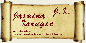 Jasmina Korugić vizit kartica